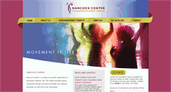 Desktop Screenshot of hancockcenter.net